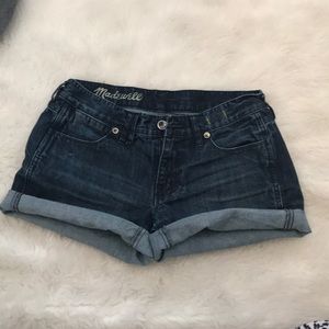 Madewell cut off shorts